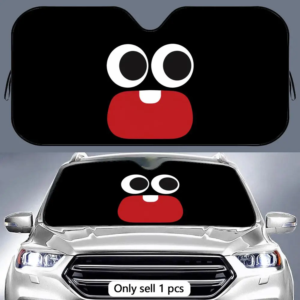 Cute Cartoon Eyes Sun Visor Aluminum Foil Windshield Sunshade with Reflective UV Block Heat Insulation Foldable Universal Fit
Cute Cartoon Eyes Sun Visor Aluminum Foil Windshield Sunshade with Reflective UV Block Heat Insulation Foldable Universal Fit