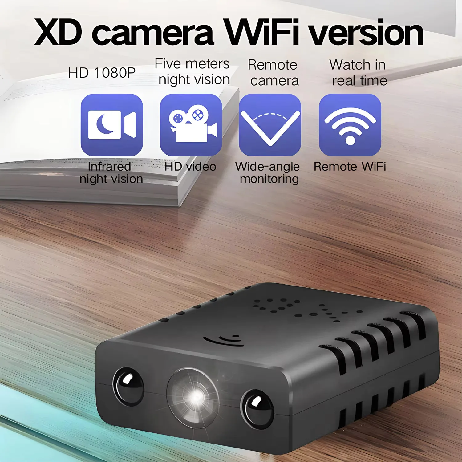 WiFi XD Smart Wireless Camcorder HD 1080P Mini Camera Ip Smallest Mini Camcorder Sport Micro Camera Suport max 256GB TF Card
WiFi XD Smart Wireless Camcorder HD 1080P Mini Camera Ip Smallest Mini Camcorder Sport Micro Camera Suport max 256GB TF Card