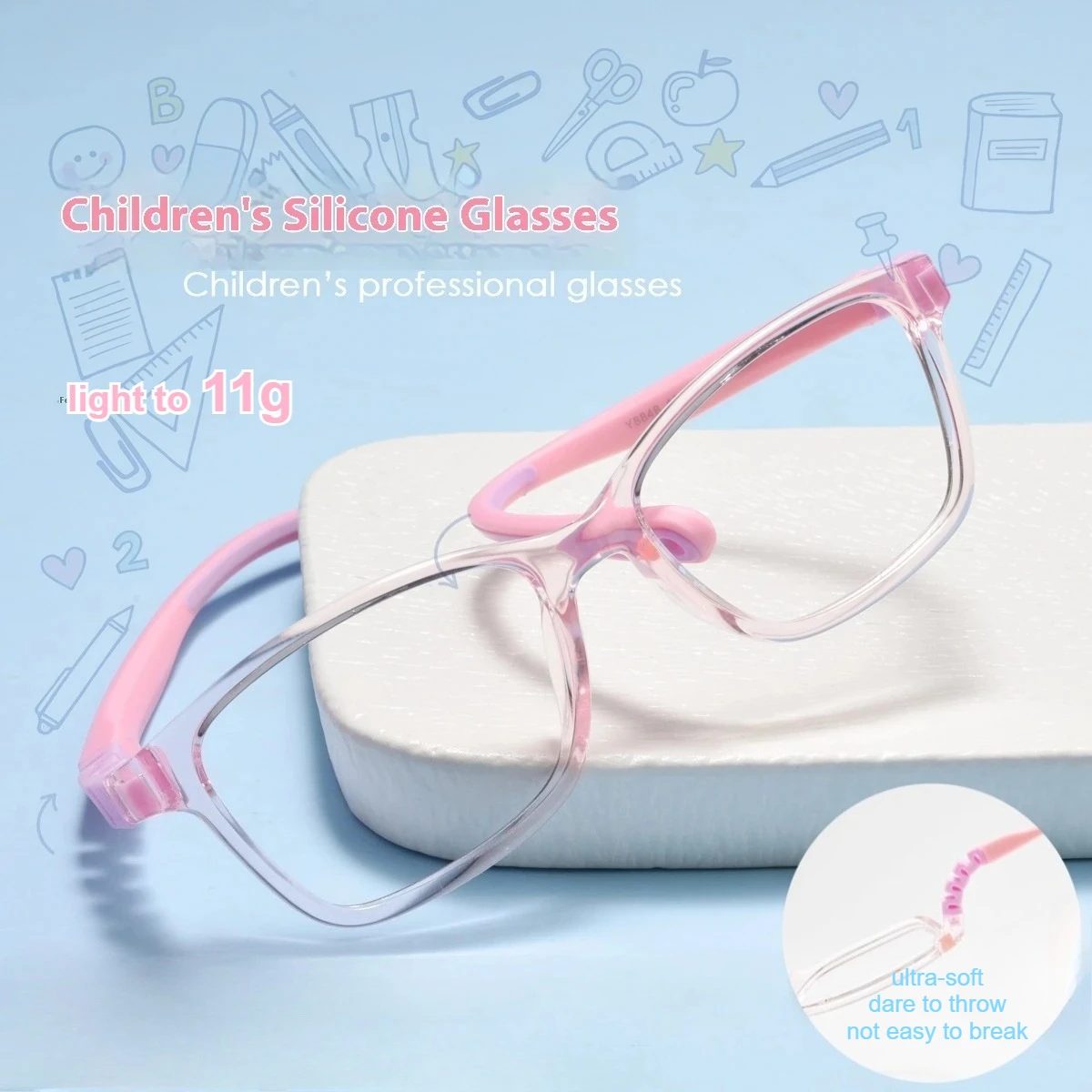 Children's Glasses Fashion Multi-color Non-slip Myopia Glasses Frame Youth Prevention and Control Prescription Glasses Frame
Children's Glasses Fashion Multi-color Non-slip Myopia Glasses Frame Youth Prevention and Control Prescription Glasses Frame