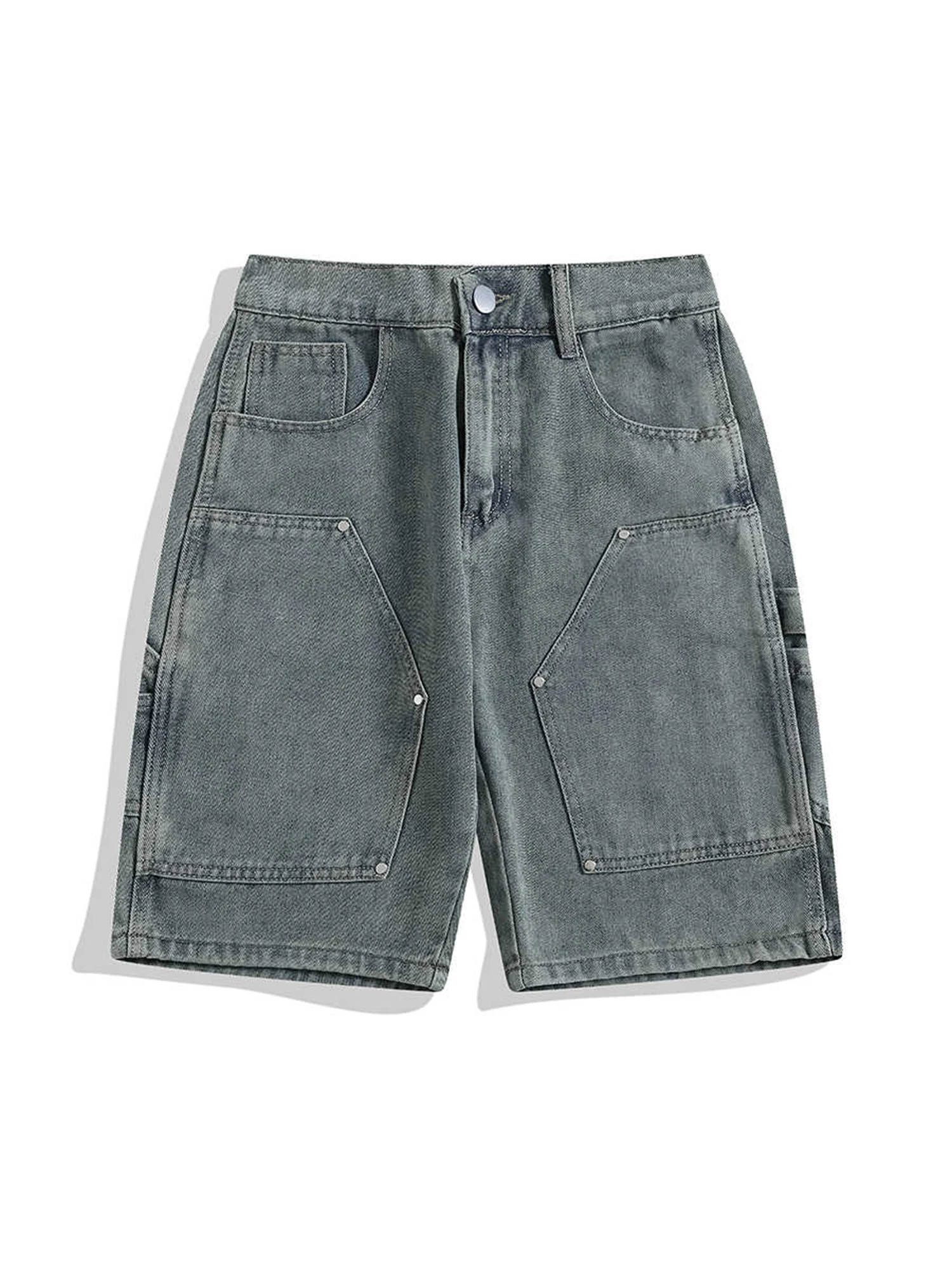 Women's Blue Y2k Knee Length Cargo Jeans Harajuku Vintage Baggy Denim Trousers Japanese 2000s Style Oversize Jean Pants Clothes
Women's Blue Y2k Knee Length Cargo Jeans Harajuku Vintage Baggy Denim Trousers Japanese 2000s Style Oversize Jean Pants Clothes