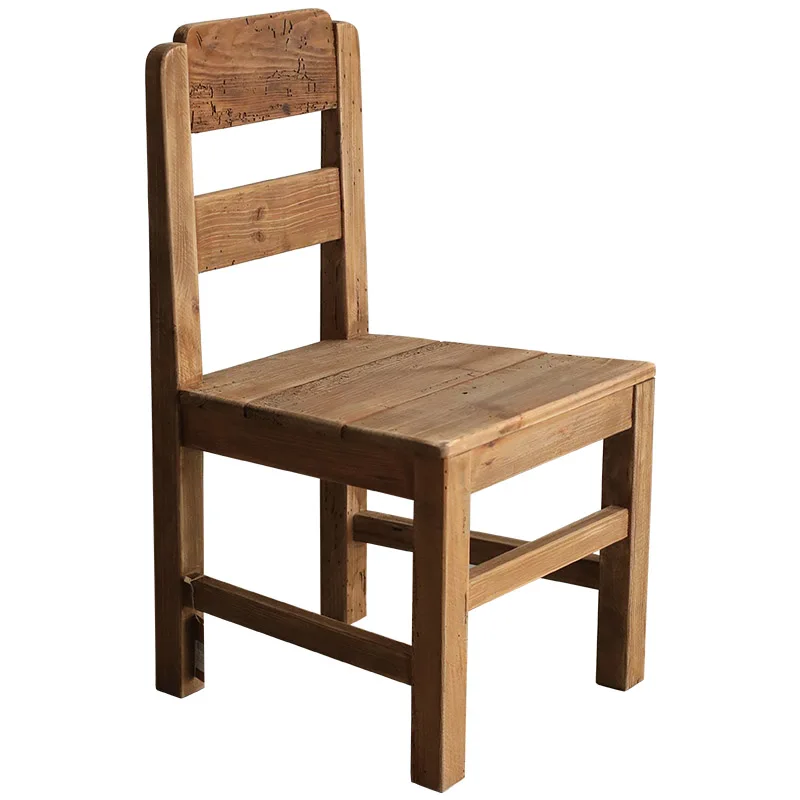 Log literary dining chair, chair backrest, American country solid wood single, chair wabi furniture
Log literary dining chair, chair backrest, American country solid wood single, chair wabi furniture