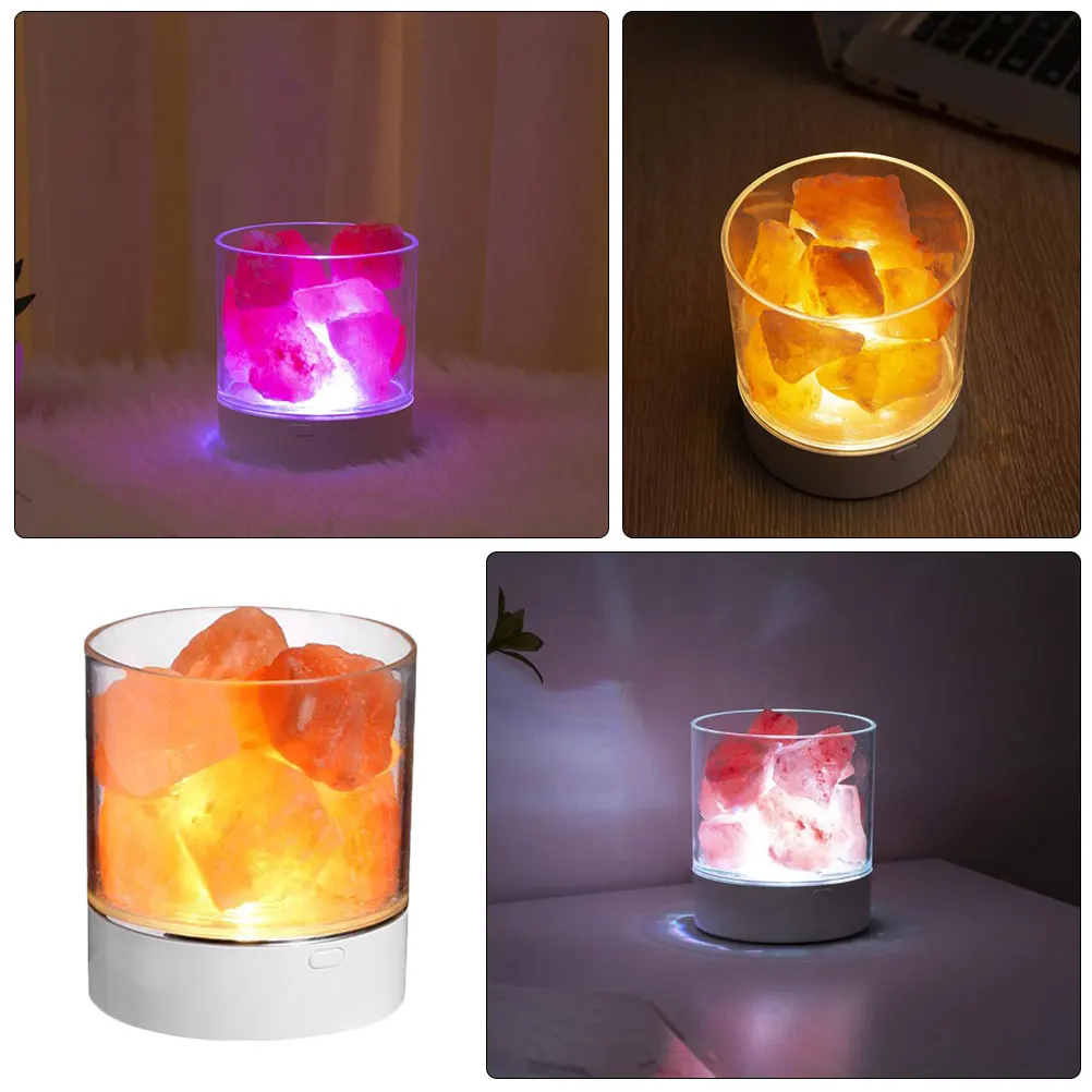 Himalayan USB Natural Crystal Decorative Light for Bedroom Living Room Night Stand Salt Light 
Himalayan USB Natural Crystal Decorative Light for Bedroom Living Room Night Stand Salt Light