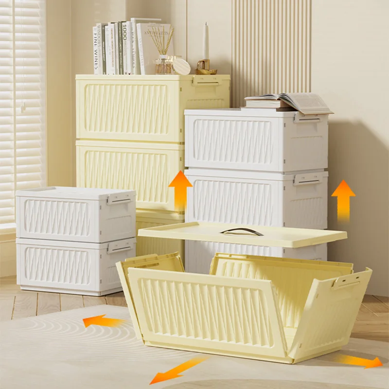 Foldable Plastic Storage Boxes with Stackable Design Solid Color Collapsible Organizers for Home and Office Supplies Storage
Foldable Plastic Storage Boxes with Stackable Design Solid Color Collapsible Organizers for Home and Office Supplies Storage