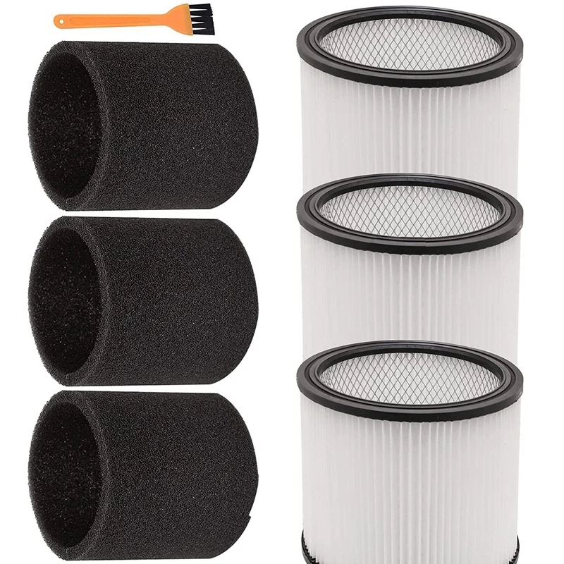 Vacuum Filter For Shop Vac 90304 Cartridge Filter, 90585 Foam Sleeve, For Shop-Vac 5 Gallon Up Wet/Dry Vacuum Cleaner
Vacuum Filter For Shop Vac 90304 Cartridge Filter, 90585 Foam Sleeve, For Shop-Vac 5 Gallon Up Wet/Dry Vacuum Cleaner