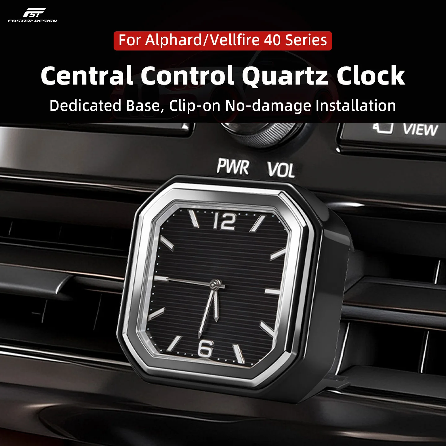 Car Central Control / Dashboard Quartz Clock For 2024+ Toyota Alphard Vellfire 40 Series MPV Interior Accessories
Car Central Control / Dashboard Quartz Clock For 2024+ Toyota Alphard Vellfire 40 Series MPV Interior Accessories
