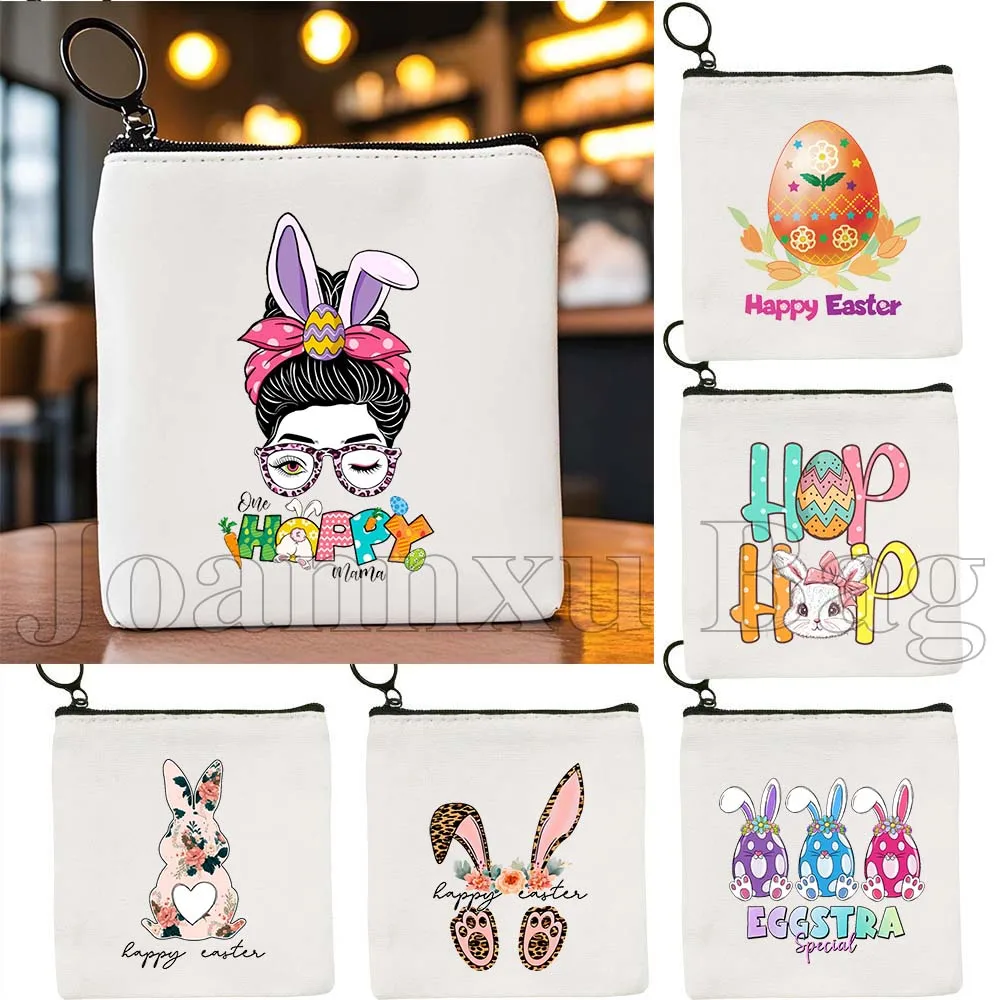 Watercolor Bunny Rabbit Easter Bunny Eggs Floral Happy Easter Day Cute Rabbit Gifts Canvas Coin Purse Key Case Bag Wallet Pouch
Watercolor Bunny Rabbit Easter Bunny Eggs Floral Happy Easter Day Cute Rabbit Gifts Canvas Coin Purse Key Case Bag Wallet Pouch