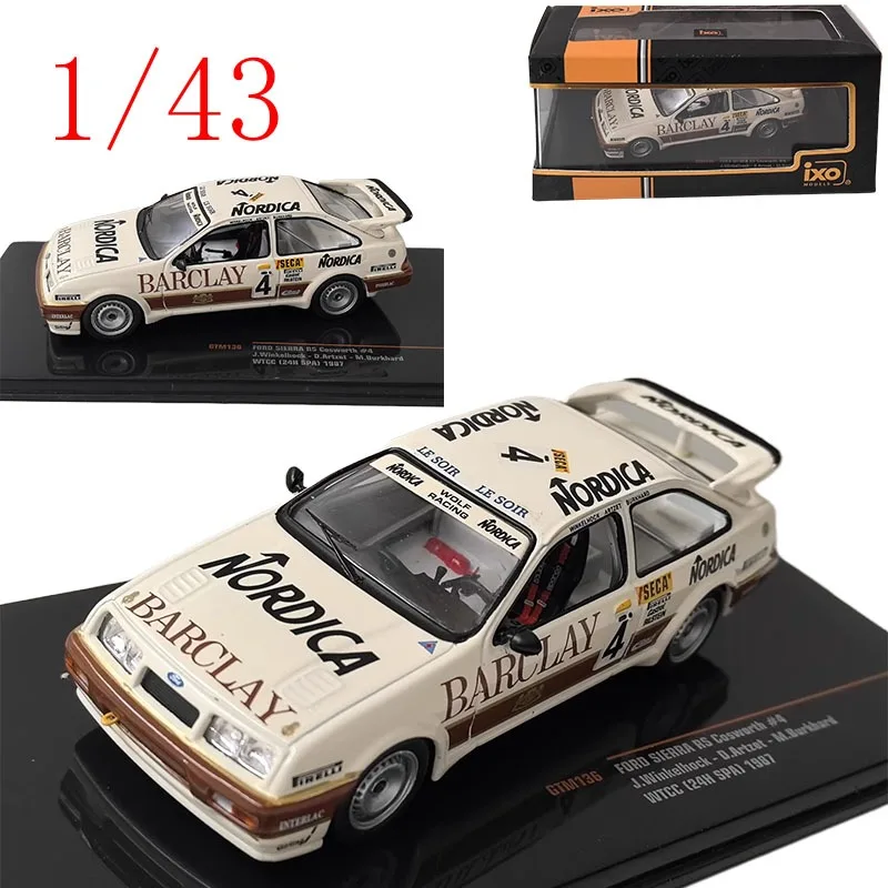 IXO Diecast 1/43 Scale Ford Sierra RS #4 1987 Group A Race Car Alloy Car Model Toys for Boys Gift
IXO Diecast 1/43 Scale Ford Sierra RS #4 1987 Group A Race Car Alloy Car Model Toys for Boys Gift