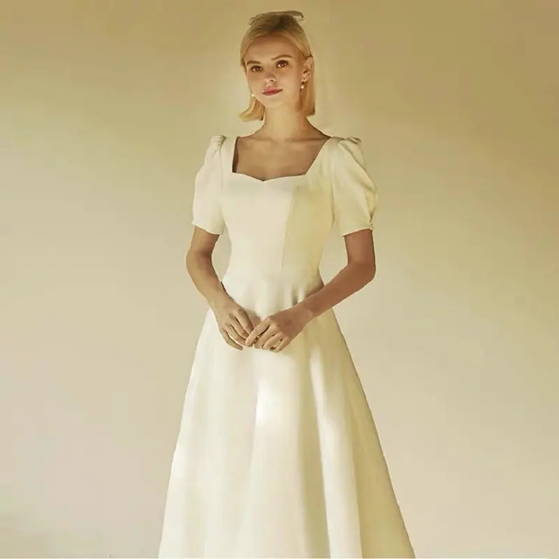 plus Size Lightweight Wedding Dress Satin Fabric Travel Photography White Princess Skirt Extended Waist And Hip Area Grid Cloth
plus Size Lightweight Wedding Dress Satin Fabric Travel Photography White Princess Skirt Extended Waist And Hip Area Grid Cloth