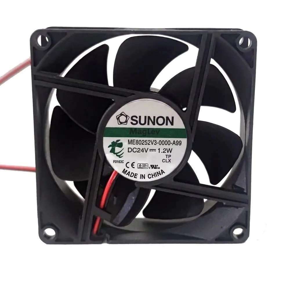 For SUNON ME80252V3-0000-A99 8025 DC24V 1.2W 8CM 2-Wire Inverter Cooling Fan
For SUNON ME80252V3-0000-A99 8025 DC24V 1.2W 8CM 2-Wire Inverter Cooling Fan