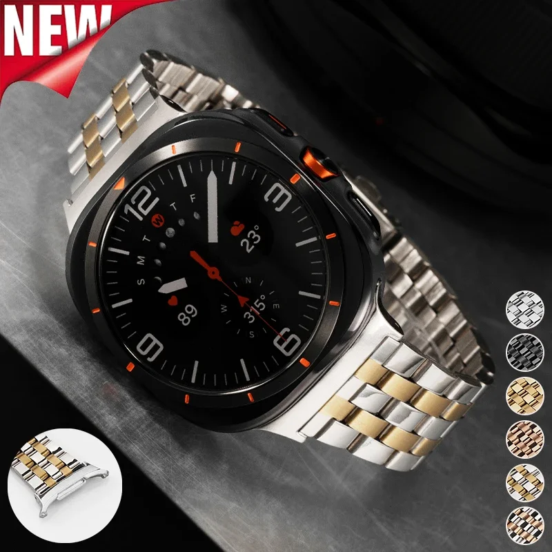 Браслет из нержавеющей стали для Samsung Galaxy Watch 7 Ultra 47 мм, металлический быстросъемный ремешок для Galaxy Watch Ultra 47 мм
Браслет из нержавеющей стали для Samsung Galaxy Watch 7 Ultra 47 мм, металлический быстросъемный ремешок для Galaxy Watch Ultra 47 мм