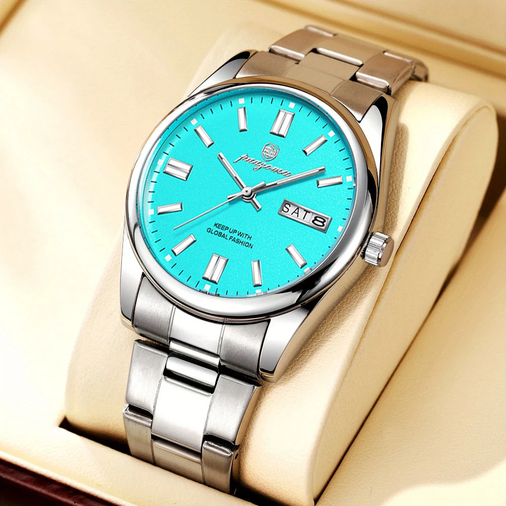 PAAZOMU Luxury Quartz Watch Men Waterproof Date Luminous Wristwatch Stainless Steel Men's Casual Watches Male Clock Sports Reloj
PAAZOMU Luxury Quartz Watch Men Waterproof Date Luminous Wristwatch Stainless Steel Men's Casual Watches Male Clock Sports Reloj
