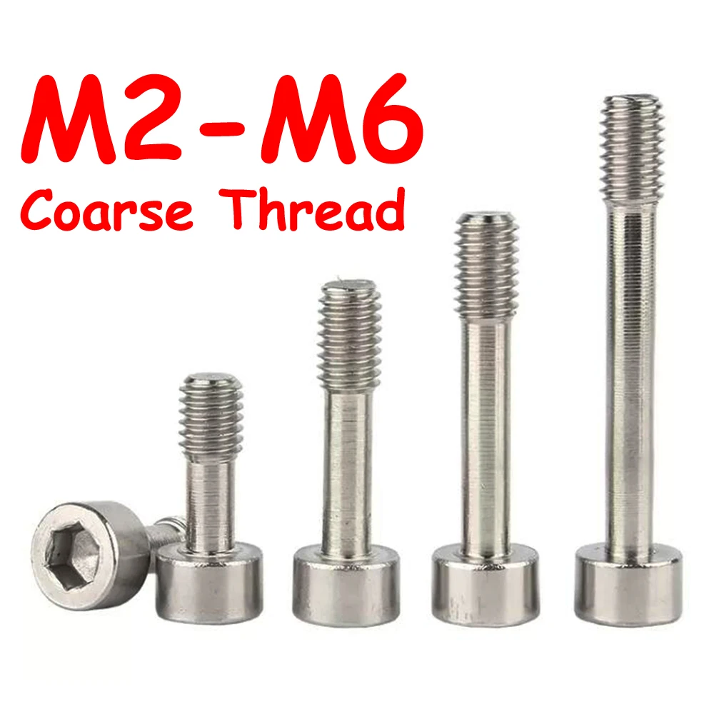 Yiqianyuan M2 M2.5 M3 M4 M5 M6 DIN912 SUS304 Stainless Steel Hexagon Socket Cap Head Captive Screws Loose Bolts Anti-Loosening
Yiqianyuan M2 M2.5 M3 M4 M5 M6 DIN912 SUS304 Stainless Steel Hexagon Socket Cap Head Captive Screws Loose Bolts Anti-Loosening