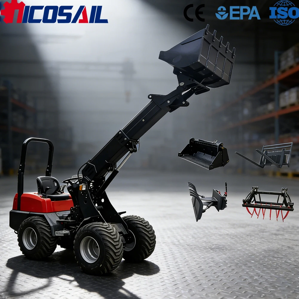 KZL918 Mini Telescopic Loader CE Approved Euro 5 Compact Design Reliable Quality Flexible Control for Farm Building Site
KZL918 Mini Telescopic Loader CE Approved Euro 5 Compact Design Reliable Quality Flexible Control for Farm Building Site
