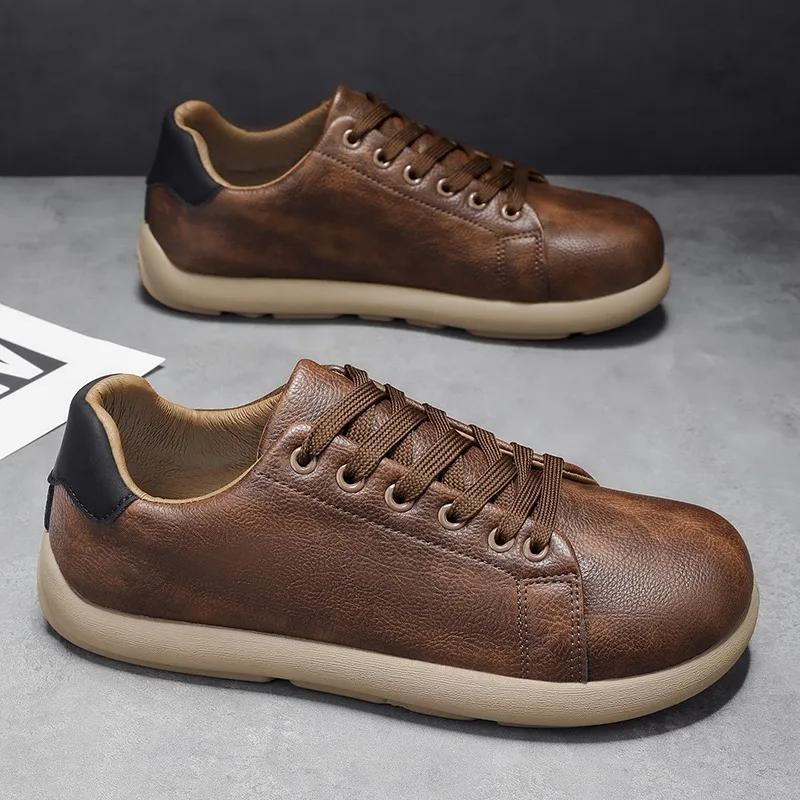 Мужские повседневные туфли для весны и осени, нескользящие износостойкие туфли для активного отдыха и походов, модные удобные туфли на толстой подошве
Мужские повседневные туфли для весны и осени, нескользящие износостойкие туфли для активного отдыха и походов, модные удобные туфли на толстой подошве