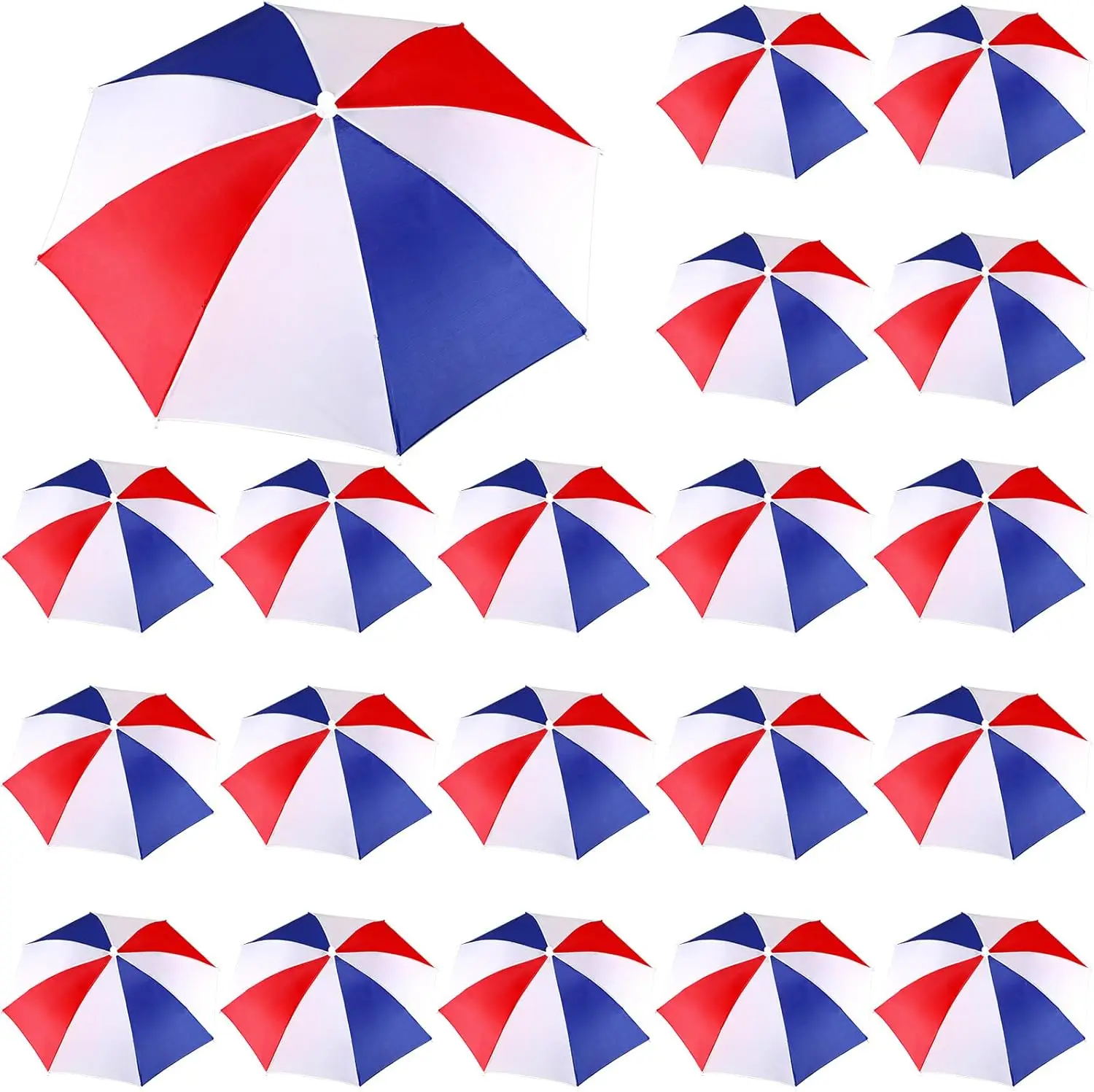 20 Pack Patriotic Rainbow Umbrella Hats for Adults, Waterproof Head Umbrella Cap for 4th of July, Beach, Fishing, Hiking
20 Pack Patriotic Rainbow Umbrella Hats for Adults, Waterproof Head Umbrella Cap for 4th of July, Beach, Fishing, Hiking
