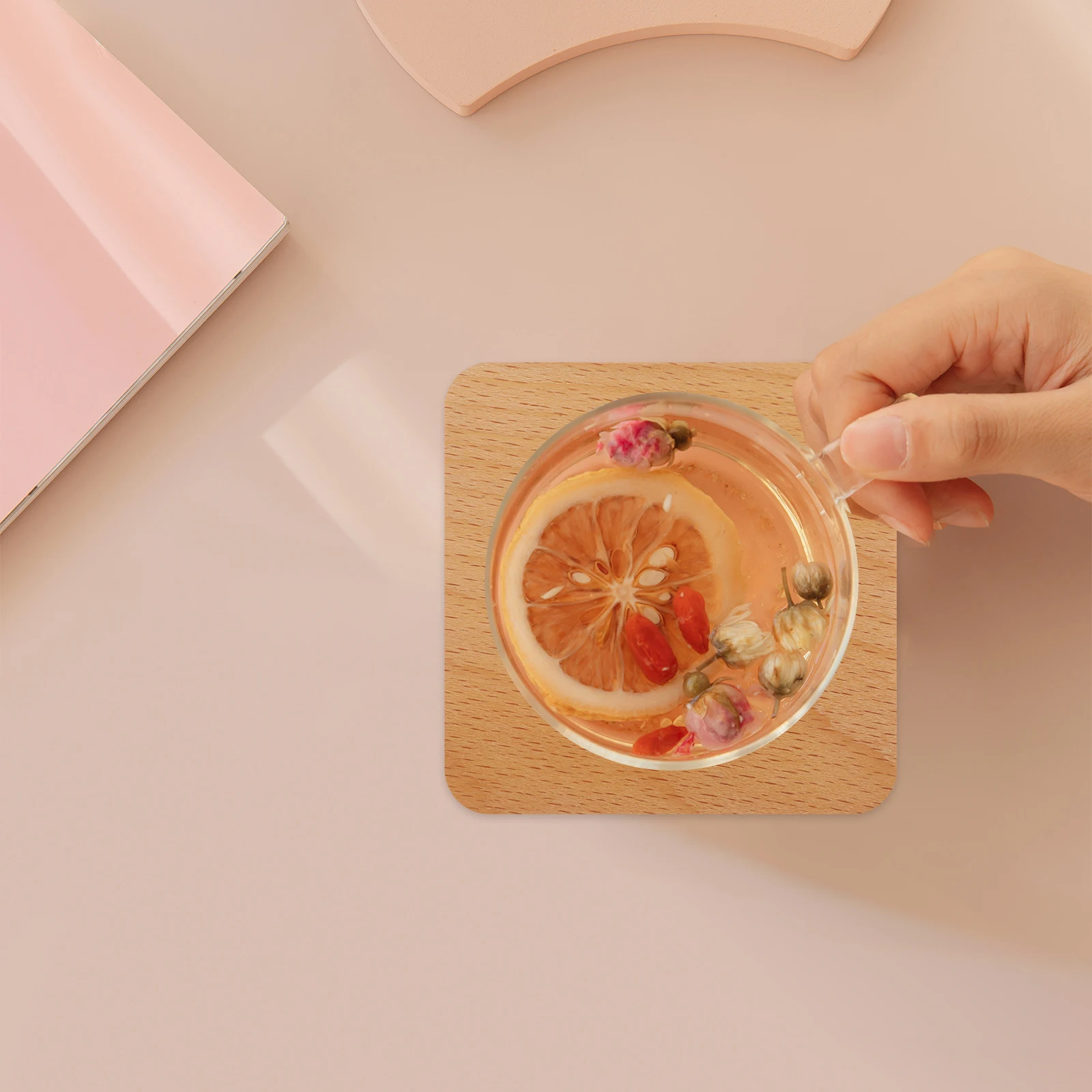 6Pcs Wooden Coasters Tea Cup Mats Wear Resistant Table Placemats for Home and Shop Use Wood Coasters Wood Coaster
6Pcs Wooden Coasters Tea Cup Mats Wear Resistant Table Placemats for Home and Shop Use Wood Coasters Wood Coaster