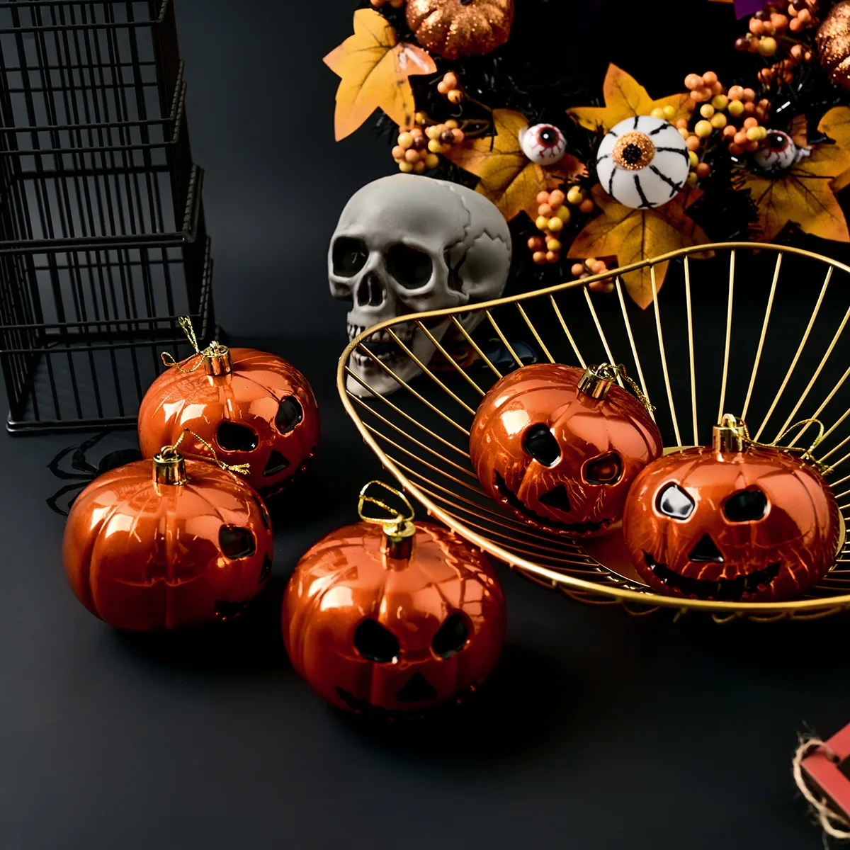 3pcs Vintage Halloween Pumpkin Hangings Ball Spooky Funny Pumpkin Hanging Ornaments Festive Plastic Halloween Tree Decorations
3pcs Vintage Halloween Pumpkin Hangings Ball Spooky Funny Pumpkin Hanging Ornaments Festive Plastic Halloween Tree Decorations