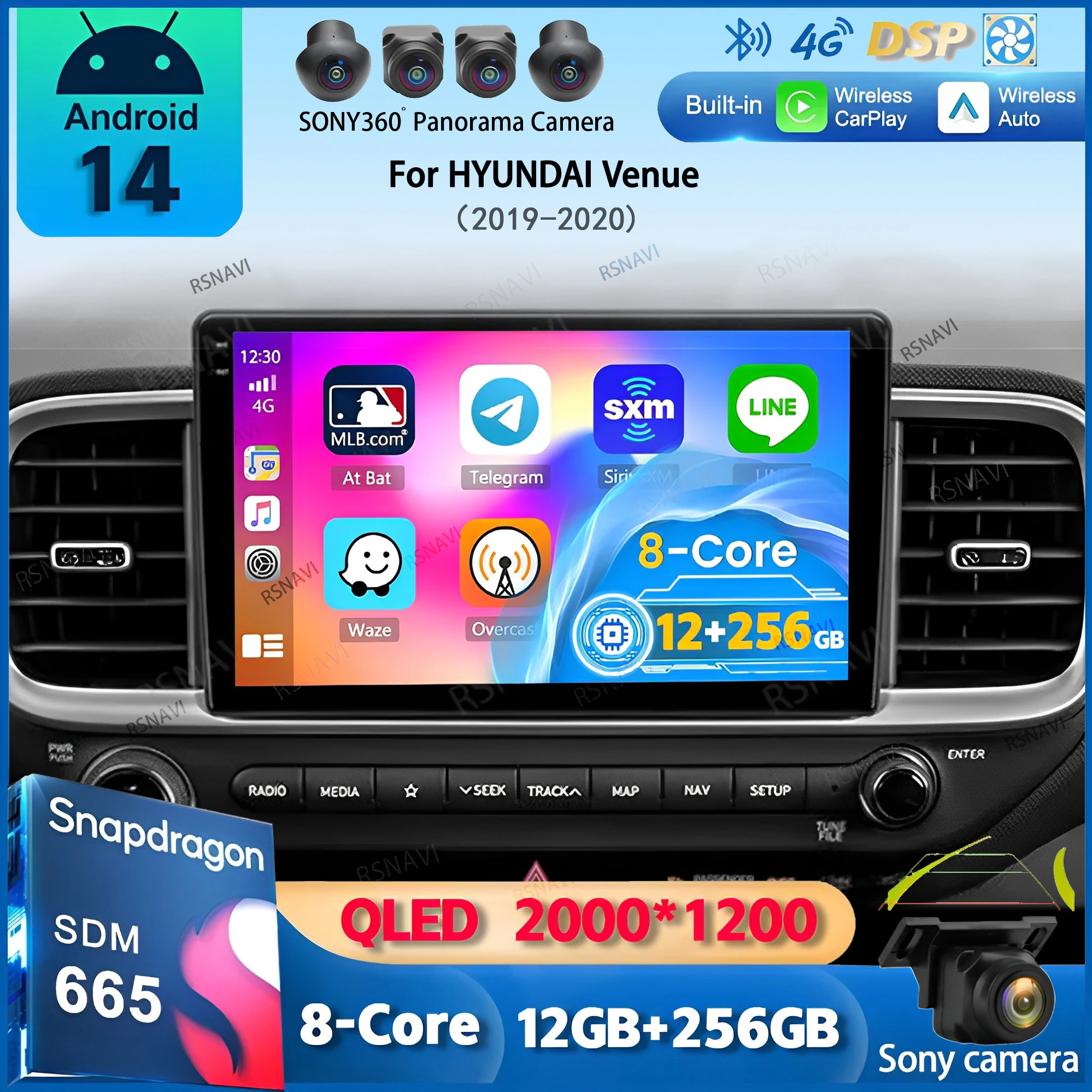 Android 14 Carplay Auto For HYUNDAI Venue 2019 2020 Car Radio Autoradio Multimedia Video Player GPS Navigation Stereo 2din Dvd
Android 14 Carplay Auto For HYUNDAI Venue 2019 2020 Car Radio Autoradio Multimedia Video Player GPS Navigation Stereo 2din Dvd