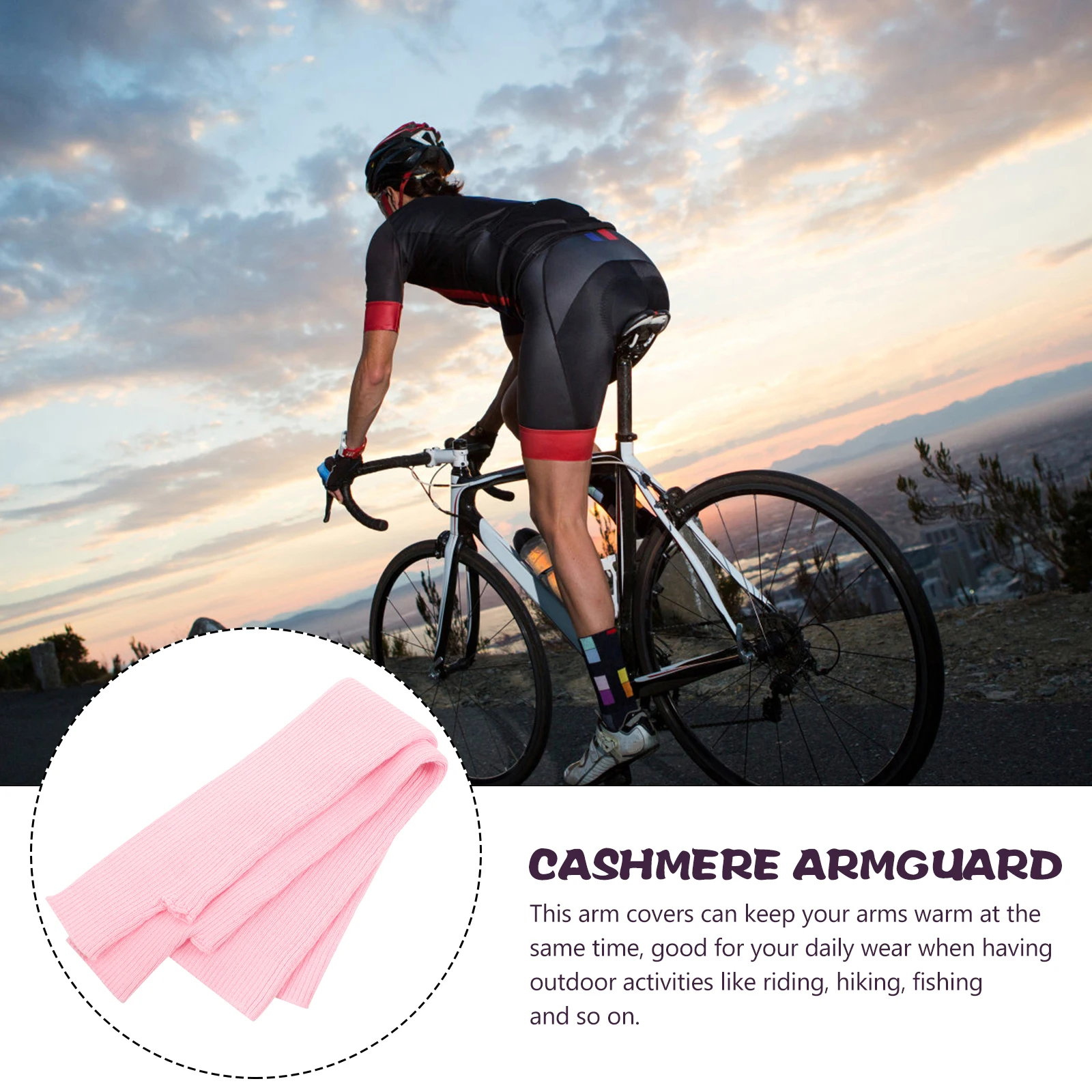 Cashmere Arm Sleeves Women Warm Woolen Arm Covers 50cm Forearm Baseball Basketball Sleeves Pink Long
Cashmere Arm Sleeves Women Warm Woolen Arm Covers 50cm Forearm Baseball Basketball Sleeves Pink Long