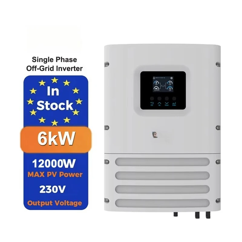 Горячая продажа, 6 кВт, однофазный автономный инвертор SUN-6K-OG01LP1-EU-AM2, резервное питание для дома, фермы, автофургона и удаленной кабины 
Горячая продажа, 6 кВт, однофазный автономный инвертор SUN-6K-OG01LP1-EU-AM2, резервное питание для дома, фермы, автофургона и удаленной кабины