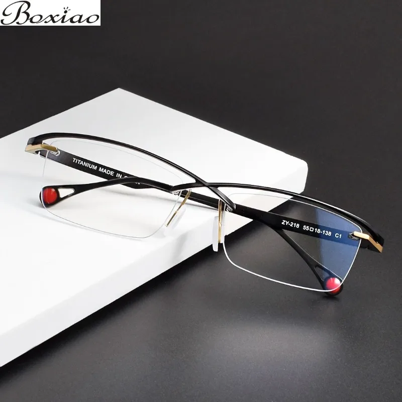 Aoshan 218 Advanced Pure Titanium Glasses Male Ma Huateng with The Same Two-color Hollowed-out Big Face Half-frame Glasses
Aoshan 218 Advanced Pure Titanium Glasses Male Ma Huateng with The Same Two-color Hollowed-out Big Face Half-frame Glasses