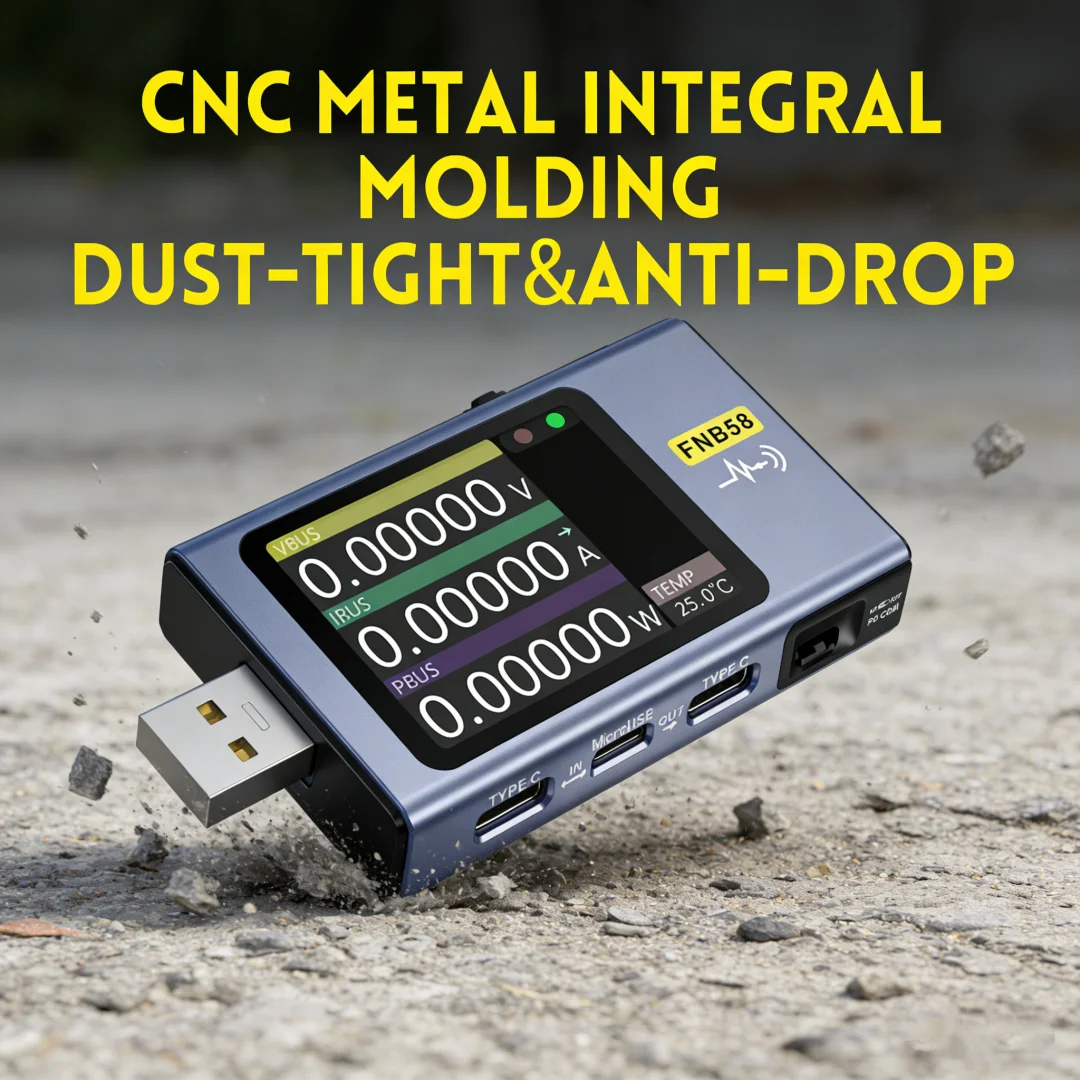 FNB58 USB Tester Voltmeter Ammeter TYPE-C Fast Charge Detection Trigger Capacity Measurement Ripple Measurement
FNB58 USB Tester Voltmeter Ammeter TYPE-C Fast Charge Detection Trigger Capacity Measurement Ripple Measurement