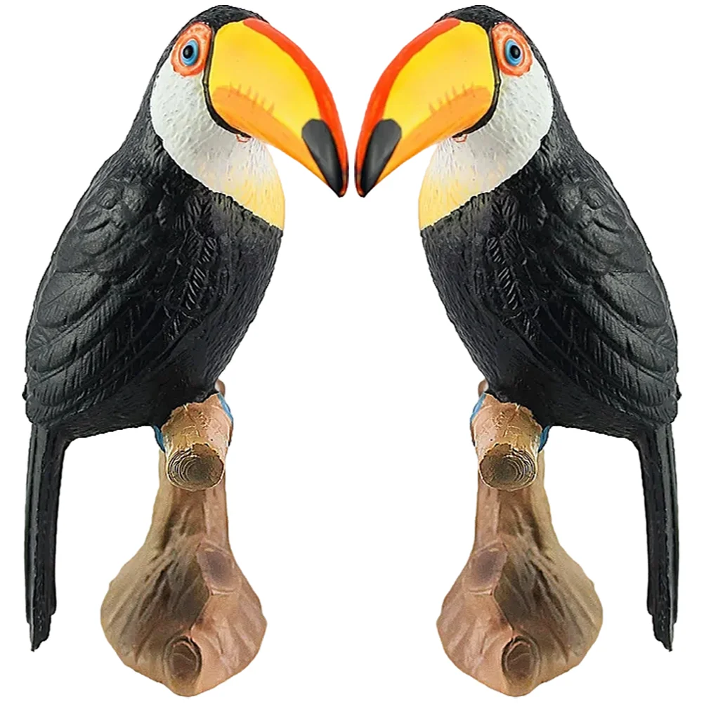 2 Pcs Realistic Toucan Models Plastic Animal Figurines for Child Room Decor Bird Theme Party Props Teaching Tools Vivid Home
2 Pcs Realistic Toucan Models Plastic Animal Figurines for Child Room Decor Bird Theme Party Props Teaching Tools Vivid Home