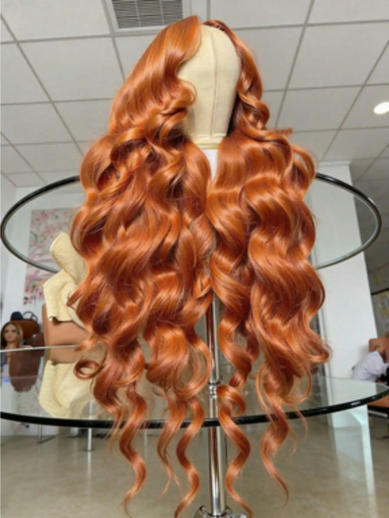 Ginger Orange Water Wave Lace Front Wig 13x4 Lace Front Design Pre Plucked Hairline Glueless Wear 200% Density HD Lace Baby Hairs Brazilian Virgin Hair Full Lace Front Wig for Women
Ginger Orange Water Wave Lace Front Wig 13x4 Lace Front Design Pre Plucked Hairline Glueless Wear 200% Density HD Lace Baby Hairs Brazilian Virgin Hair Full Lace Front Wig for Women