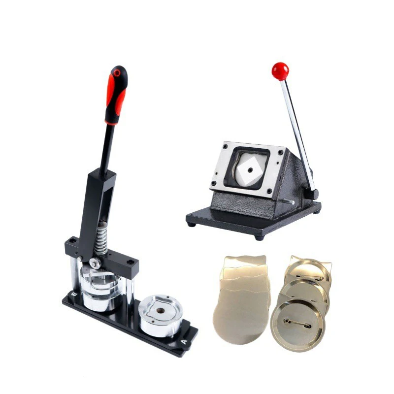 New Style Manual Badge Manufacturing Kit 68*58 Millimeters Steel Button Cutter Plastic Consumable Button Making Machines
New Style Manual Badge Manufacturing Kit 68*58 Millimeters Steel Button Cutter Plastic Consumable Button Making Machines