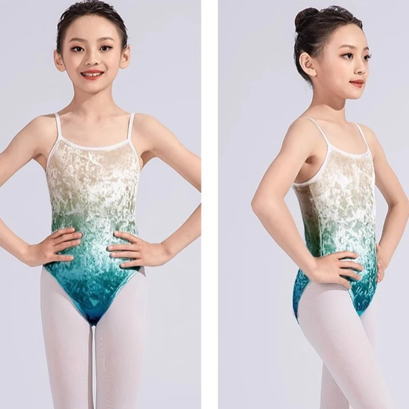 Girls Gradient Sling Ballet Costume Dance Wear Romper Gymnastics Jumpsuit Children Ballet Leotards Practice Kids Clothes
Girls Gradient Sling Ballet Costume Dance Wear Romper Gymnastics Jumpsuit Children Ballet Leotards Practice Kids Clothes