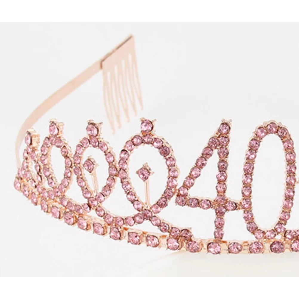1pc Birthday Crown for Women Rhinestone Alloy Number Headgear Stable Wearing Party Engagement Costume Accessory
1pc Birthday Crown for Women Rhinestone Alloy Number Headgear Stable Wearing Party Engagement Costume Accessory