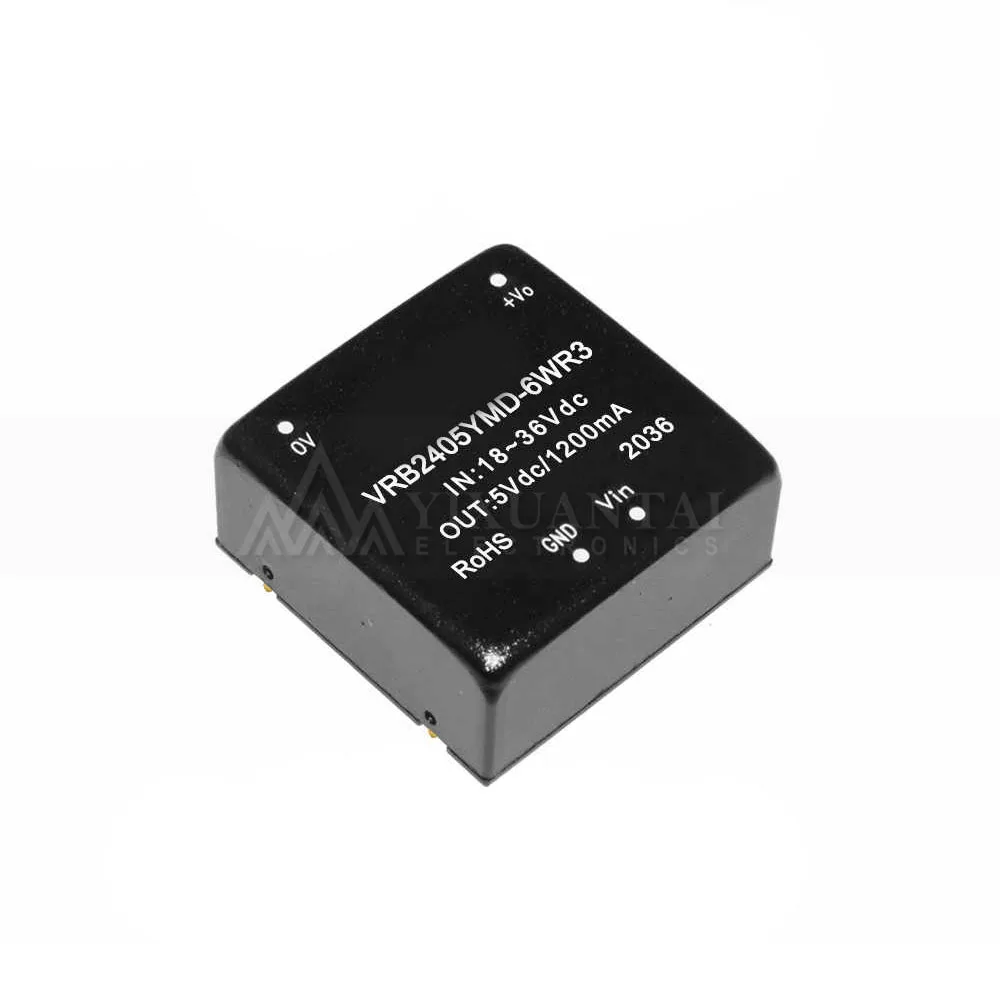 1Pcs VRB2405YMD-6WR3 VRB2405Y VRB2405 (18-36V) 24V to 5V 1.2A DC stabilized isolated power module
1Pcs VRB2405YMD-6WR3 VRB2405Y VRB2405 (18-36V) 24V to 5V 1.2A DC stabilized isolated power module