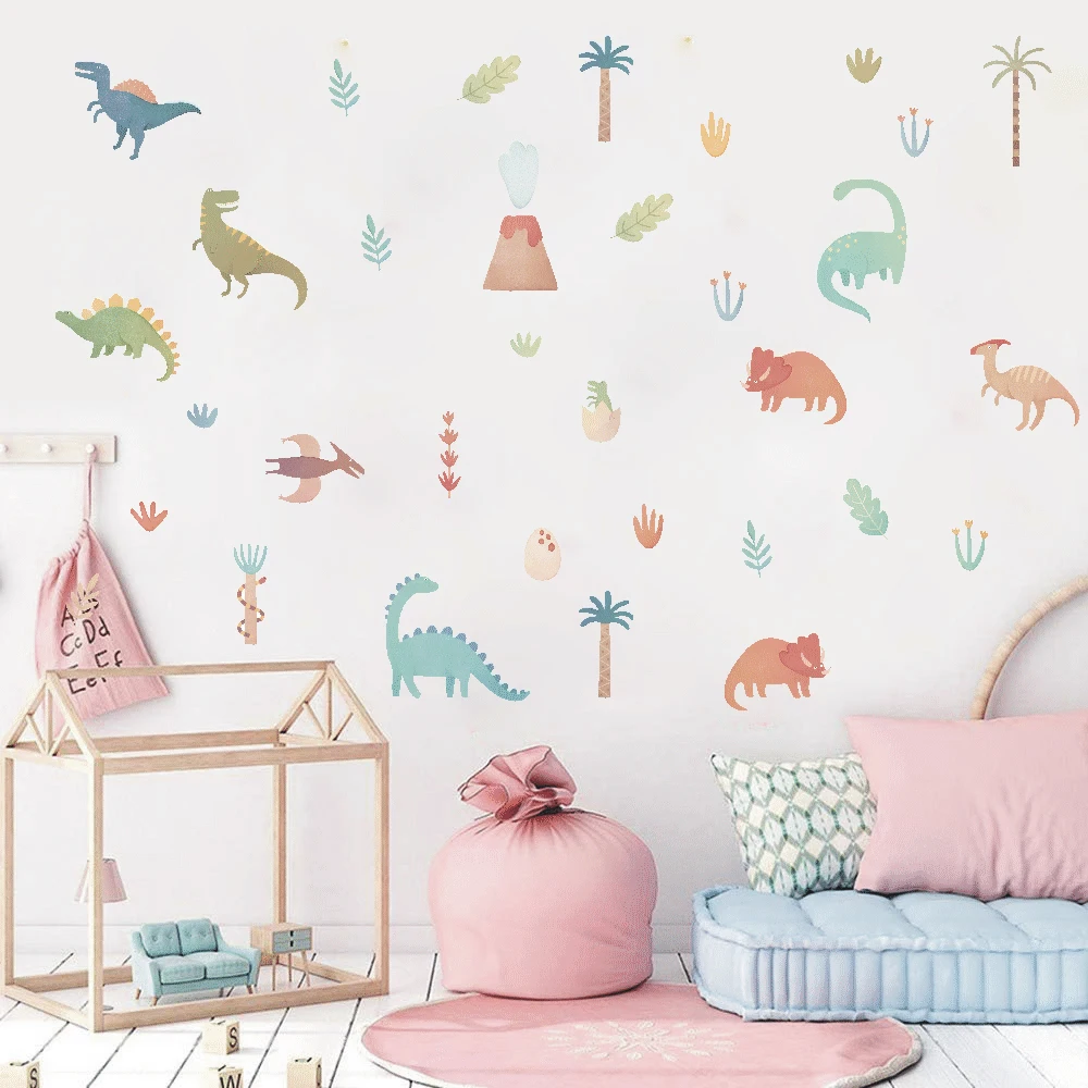 Watercolor Dinosaur Tree Wall Sticker Baby Nursery Kids Room Dino Animal Wall Decal Bedroom Playroom Home Decor
Watercolor Dinosaur Tree Wall Sticker Baby Nursery Kids Room Dino Animal Wall Decal Bedroom Playroom Home Decor