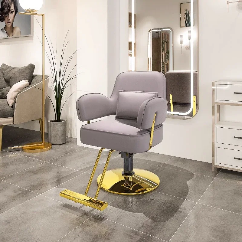 Cosmetic Equipment Barber Chairs Makeup Rotating Luxury Barber Chairs Wheel Beauty Sillon Pedicura Commercial Furniture YQ50BC
Cosmetic Equipment Barber Chairs Makeup Rotating Luxury Barber Chairs Wheel Beauty Sillon Pedicura Commercial Furniture YQ50BC