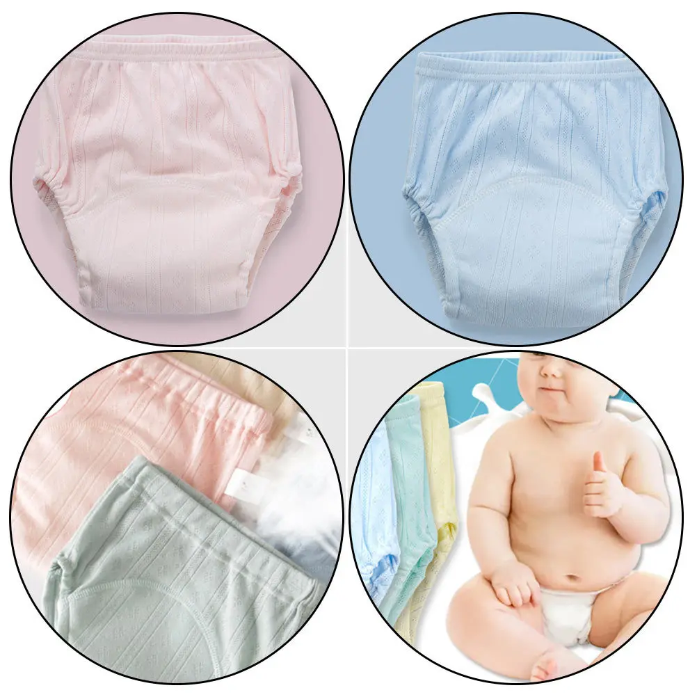 3pcs Potty Training Pants Baby Cotton Training Underwear Washable Reusable Soft Breathable Diaper Alternative For Infant Toddler
3pcs Potty Training Pants Baby Cotton Training Underwear Washable Reusable Soft Breathable Diaper Alternative For Infant Toddler