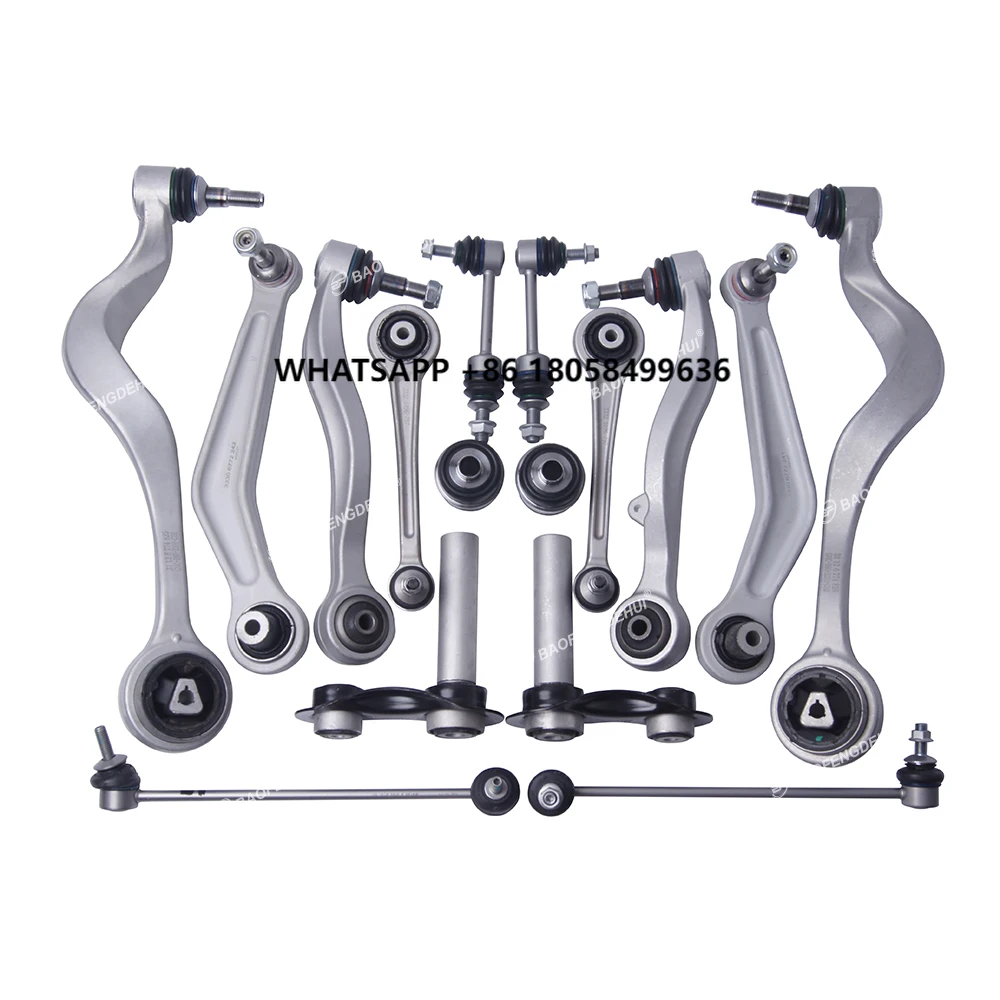 16PCS 31102348048 Front Rear Suspension Ball Joint Wishbone Control Arm Kit for E60 E63 E64 E61 E65 E66 E67 for 525i 528i
16PCS 31102348048 Front Rear Suspension Ball Joint Wishbone Control Arm Kit for E60 E63 E64 E61 E65 E66 E67 for 525i 528i