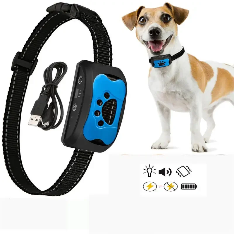 Hot Smart Automatic Anti Barking Pet Dog Collar Rechargeable Waterproof Collar Barking stop Devices Puppy With Shock Vibration
Hot Smart Automatic Anti Barking Pet Dog Collar Rechargeable Waterproof Collar Barking stop Devices Puppy With Shock Vibration