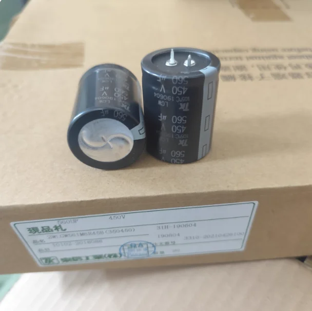 4pcs/lot Original Japanese Toshin TK 560UF 450V 35x45mm cow horn aluminum electrolytic capacitor free shipping
4pcs/lot Original Japanese Toshin TK 560UF 450V 35x45mm cow horn aluminum electrolytic capacitor free shipping