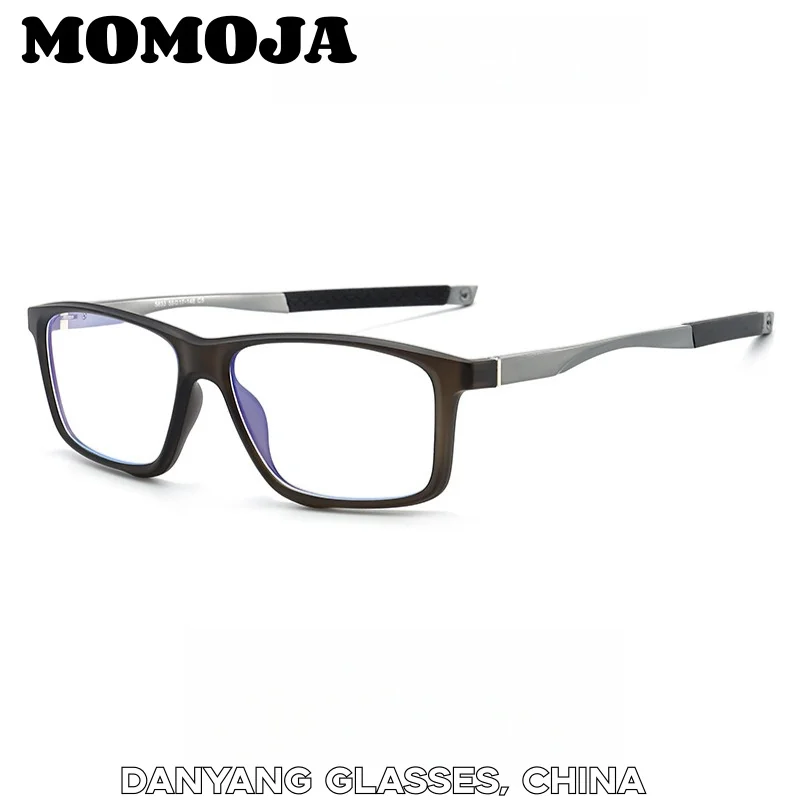 MOMOJA Men's and Women's Square Glasses TR90+Alloy Sports Frame Non face Clamp Non pressure Optical Prescription Glasses 5833
MOMOJA Men's and Women's Square Glasses TR90+Alloy Sports Frame Non face Clamp Non pressure Optical Prescription Glasses 5833
