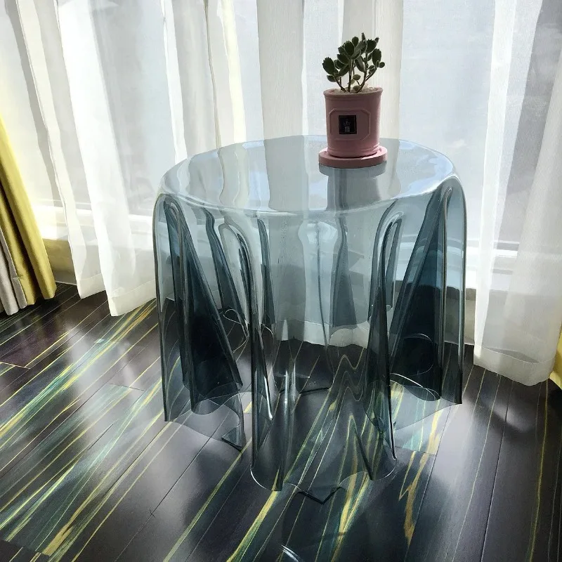 Acrylic transparent coffee table Nordic creative crystal magic round table Simple sofa corner table
Acrylic transparent coffee table Nordic creative crystal magic round table Simple sofa corner table