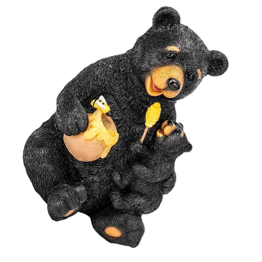 Resin Bear Decoration Mother Cub Honey Design Glowing Statue Garden Patio Lawn Ornament Figurine Craft Outdoor Lighting
Resin Bear Decoration Mother Cub Honey Design Glowing Statue Garden Patio Lawn Ornament Figurine Craft Outdoor Lighting