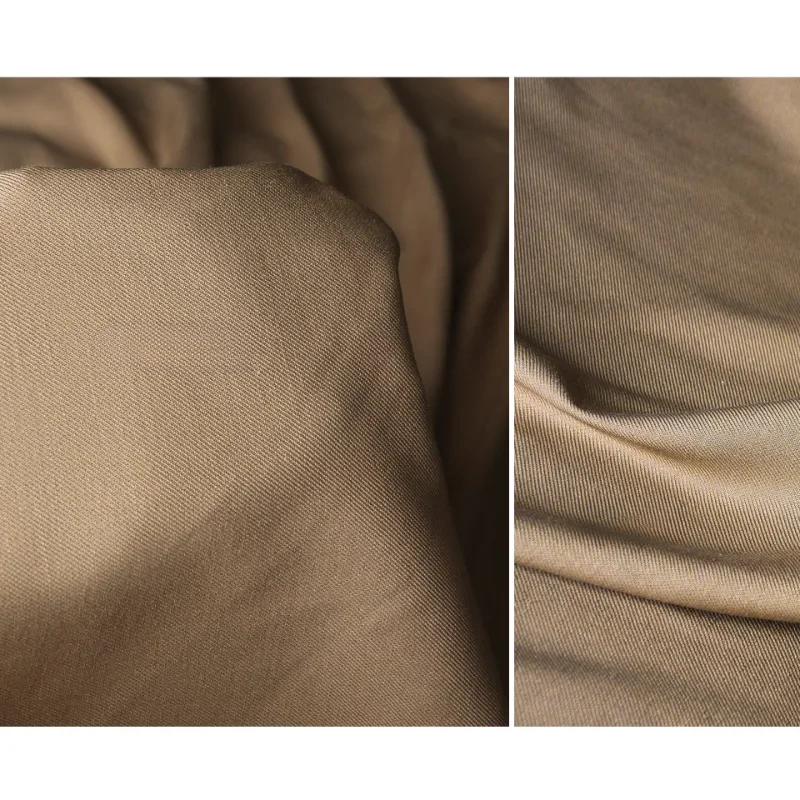 Brown Twill Ice Silk Linen Texture Fabric Retro Shirt Jacket Creative Art Clothing Designer Fabric
Brown Twill Ice Silk Linen Texture Fabric Retro Shirt Jacket Creative Art Clothing Designer Fabric