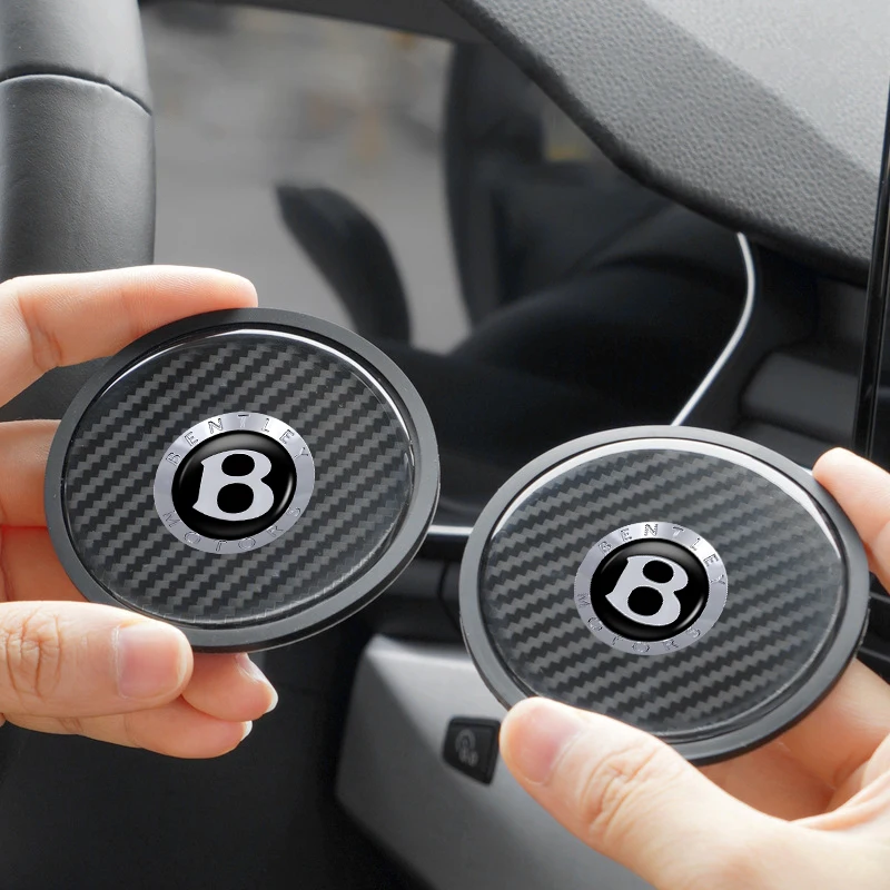 2PC Waterproof Leather Car Cup Coasters - Non-Slip Bottom for New Bentley Flying Hurtling Spur Continental GT Bentayga Mulsanne
2PC Waterproof Leather Car Cup Coasters - Non-Slip Bottom for New Bentley Flying Hurtling Spur Continental GT Bentayga Mulsanne