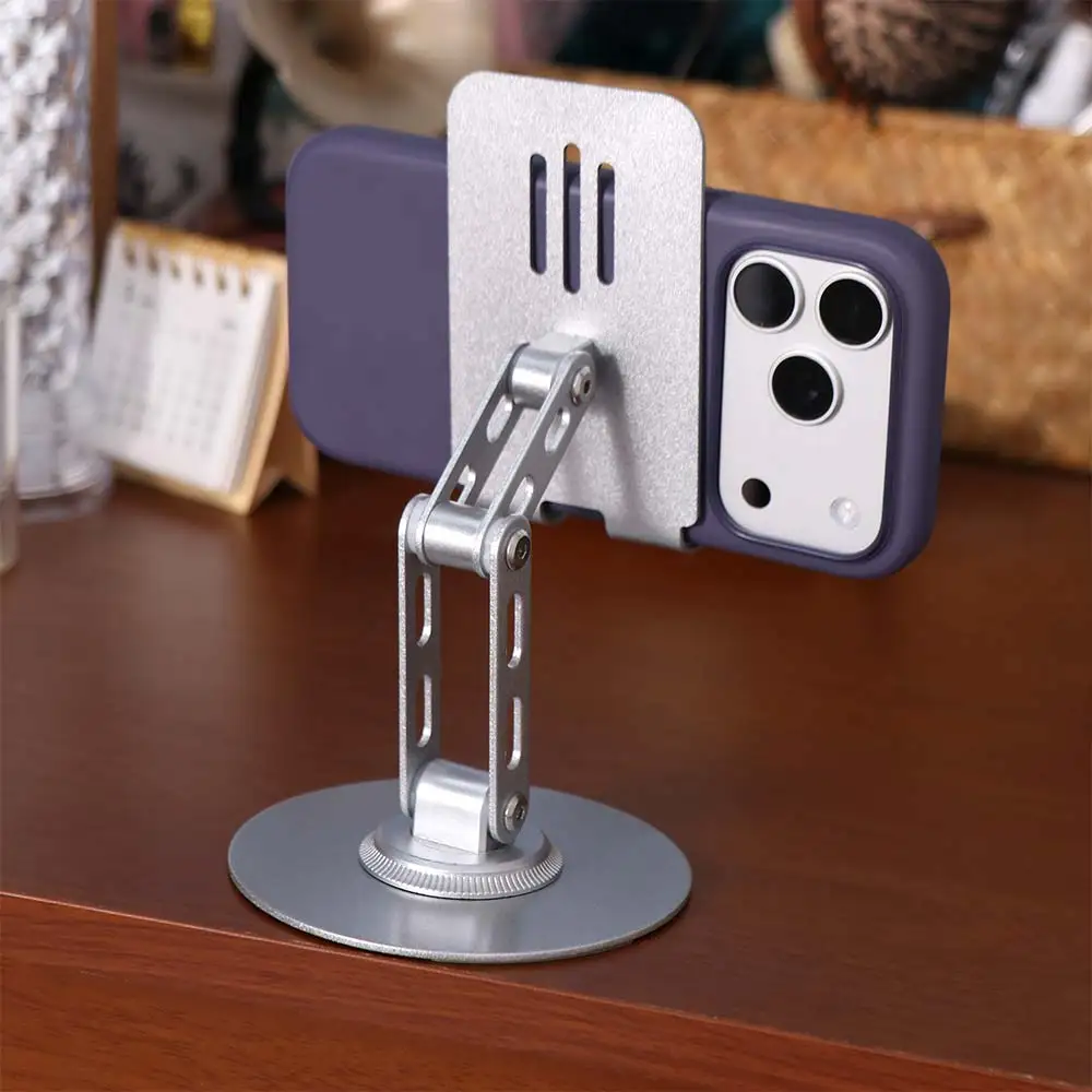 360 ° Rotating Adjustable Phone Holder Folding Adjustable Mobile Phone Holder Stand Metal Portable Table Cell Phone Stand
360 ° Rotating Adjustable Phone Holder Folding Adjustable Mobile Phone Holder Stand Metal Portable Table Cell Phone Stand