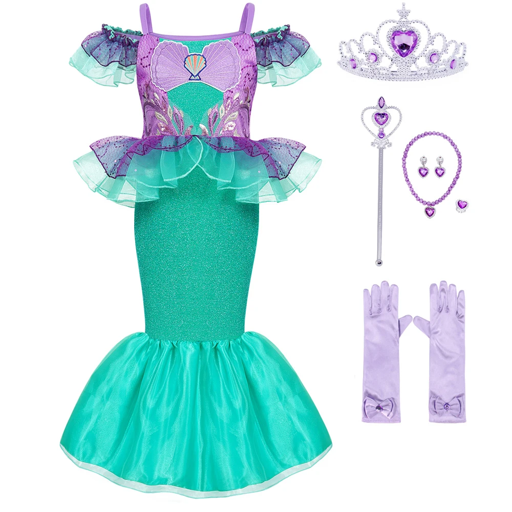 Jurebecia Mermaid Costume Dress For Little Girls Halloween Birthday Gift - Princess Costumes Dresses
Jurebecia Mermaid Costume Dress For Little Girls Halloween Birthday Gift - Princess Costumes Dresses