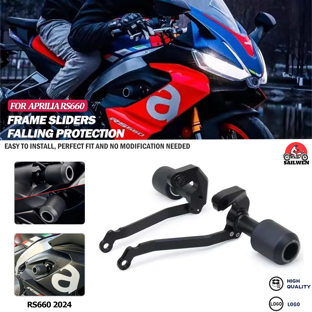 For APRILIA RS660 2024 Motorcycle CNC Frame Sliders Protector Guard Fairing Crash Pad Falling Protection Frame Slider
For APRILIA RS660 2024 Motorcycle CNC Frame Sliders Protector Guard Fairing Crash Pad Falling Protection Frame Slider