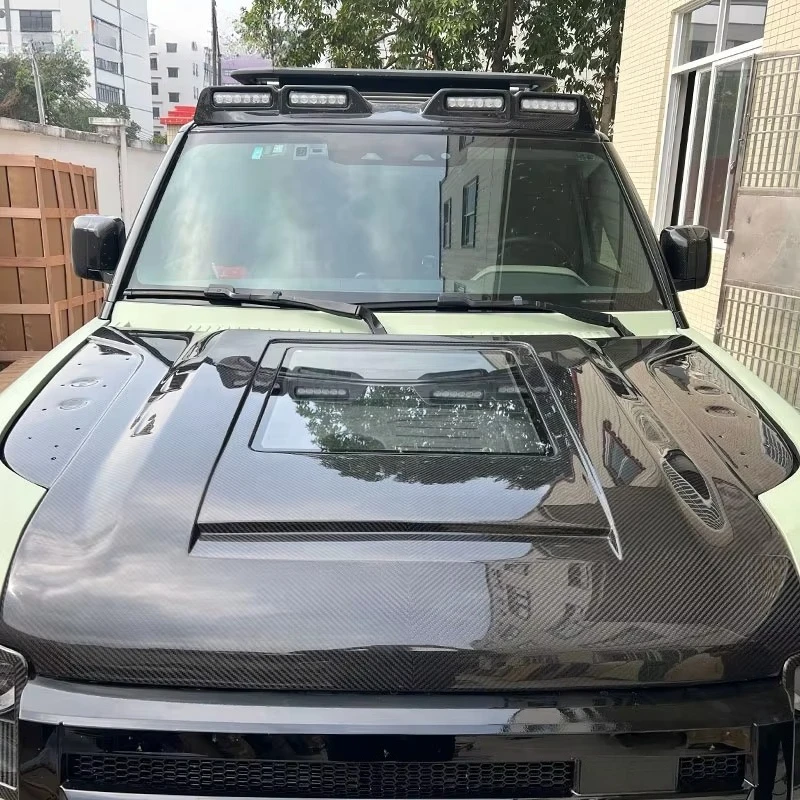 Auto Body Systems Transparent Engine Hood for Land Rover Defender 90 110 130 Dry Carbon Fiber Front Bonnet
Auto Body Systems Transparent Engine Hood for Land Rover Defender 90 110 130 Dry Carbon Fiber Front Bonnet