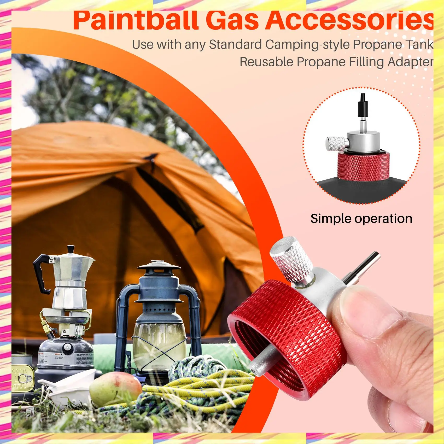 ABJJ Reusable Propane Filling Adapter Paint Ball Gas Accessories For Green Gas Tank With Silica Pore Filling Adapter
ABJJ Reusable Propane Filling Adapter Paint Ball Gas Accessories For Green Gas Tank With Silica Pore Filling Adapter