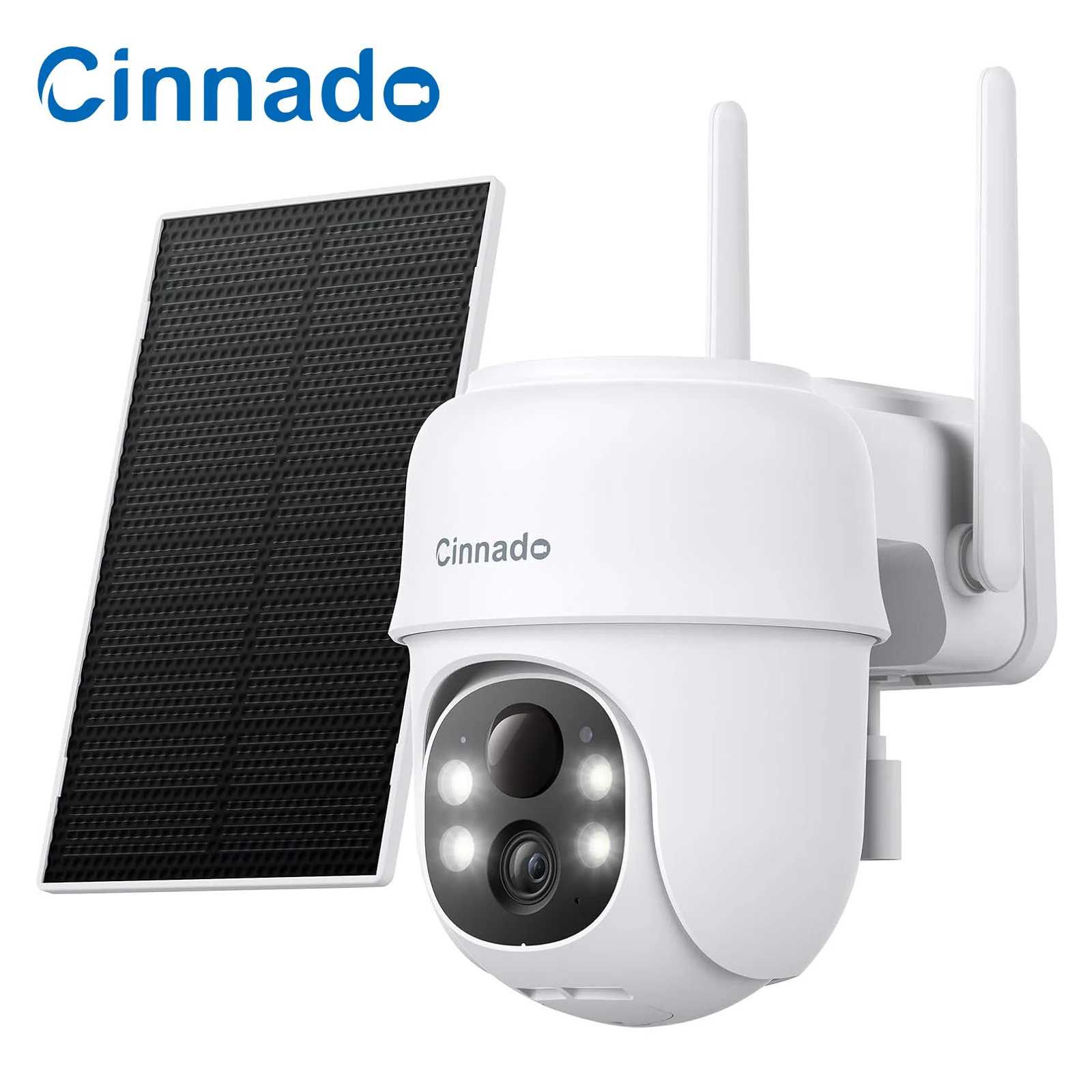 Cinnado 3MP 2K Solar Camera Rechargeable Battery PIR Humanoid Detection Outdoor PTZ Wireless WIFI Camera Full Color Night Vision
Cinnado 3MP 2K Solar Camera Rechargeable Battery PIR Humanoid Detection Outdoor PTZ Wireless WIFI Camera Full Color Night Vision