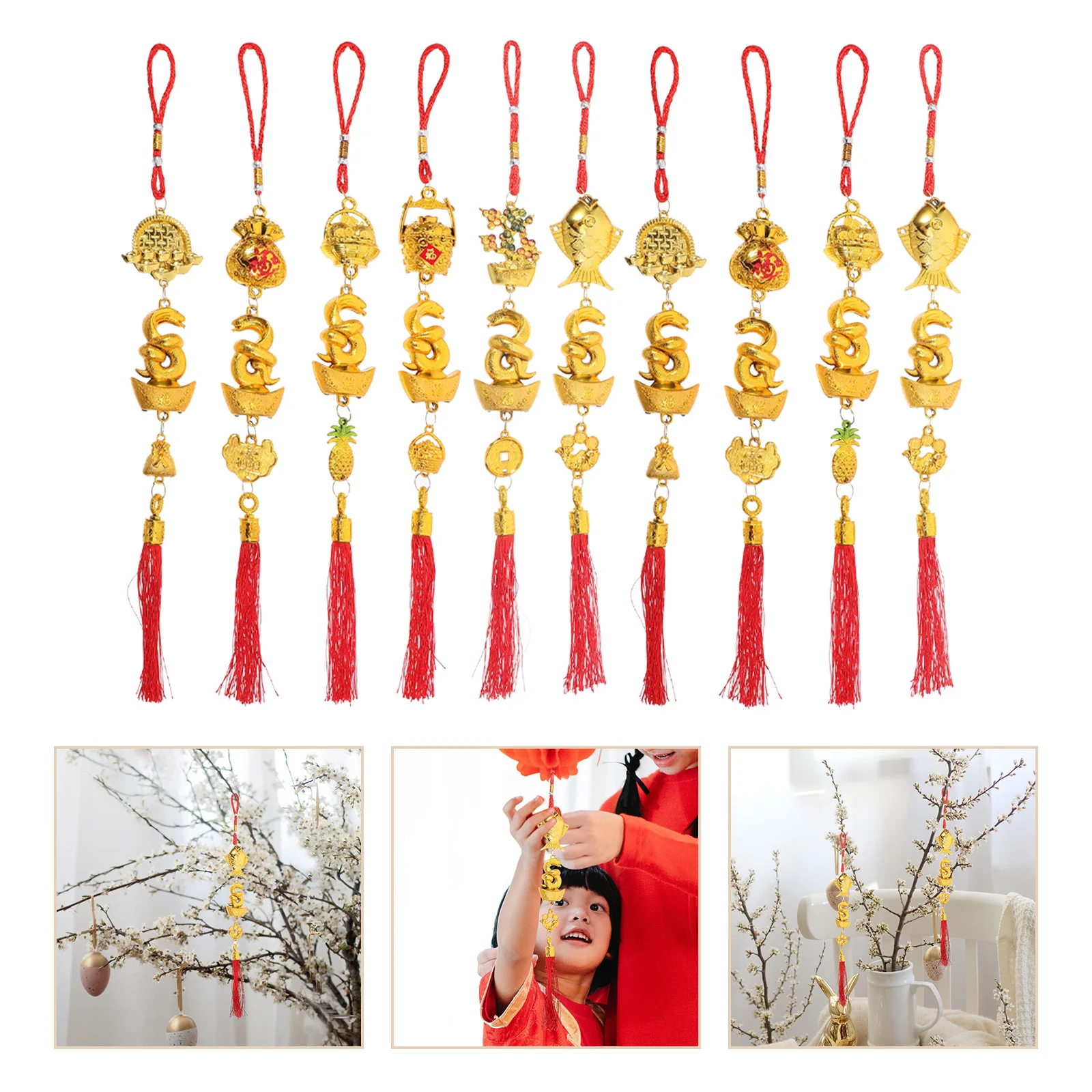 10Pcs Spring Festival Pendant Chinese New Year Hanging Ornament for Home Door Car Decor Festive Party Decoration
10Pcs Spring Festival Pendant Chinese New Year Hanging Ornament for Home Door Car Decor Festive Party Decoration